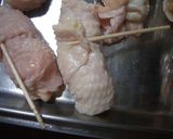 鶏皮のチーズ巻き焼き作り方2写真