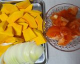 美味しい♪かぼちゃとトマトのポタージュ作り方1写真