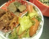 5分でお弁当に緑！野菜＆ウインナー炒め作り方4写真