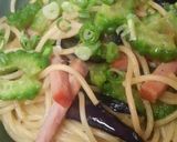 ゴーヤと茄子☆スペシャルバター醤油パスタ作り方5写真