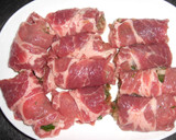 我が家の基本梅ペーストの豚肉巻き作り方2写真