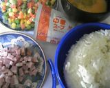 簡単チャーハン作り方1写真