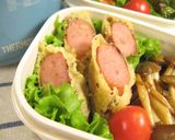 ウインナーのチーズ衣焼き♪作り方4写真