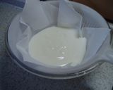 ♪水切りヨーグルトでレアチーズケーキ♪作り方1写真