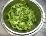 簡単!!ゴーヤと豚肉のみそ炒め作り方3写真
