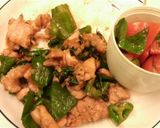 鶏肉とピーマンのガパオ炒めごはん作り方3写真
