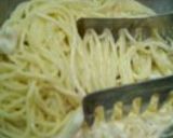 イカとかんずりのクリームスパゲティ作り方3写真