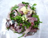 めちゃ簡単♪ビールのあてにあじのたたき作り方6写真