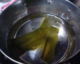 茗荷とじゅんさいの味噌汁作り方1写真