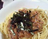 なめたけとバターが決め手♪納豆パスタ♪作り方4写真