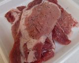 粉チーズが美味しいとんかつ豚肉のステーキ作り方1写真