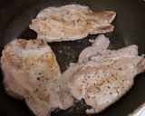 粉チーズが美味しいとんかつ豚肉のステーキ作り方4写真