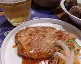 粉チーズが美味しいとんかつ豚肉のステーキ作り方9写真