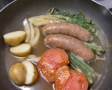 ★大ぶり野菜とソーセージのスープ★作り方4写真