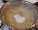 シーフードとオリーブのジェノベーゼパスタ作り方4写真