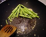 簡単っ！空芯菜のガーリック炒め作り方1写真