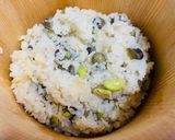 茅乃舎だし 丹波黒枝豆ご飯作り方3写真