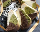 クグロフで素敵！三色マーブルパン♬♩♫作り方10写真