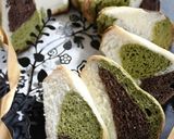 クグロフで素敵！三色マーブルパン♬♩♫作り方12写真