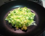 ネバネバたっぷり！ネギが主役のお好み焼き作り方3写真