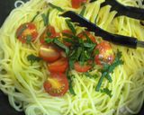 タコ・シソ・トマトでさっぱりパスタ♪作り方5写真