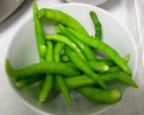 青唐辛子のみょうが味噌♪作り方1写真