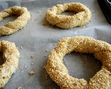トルコのごまいっぱいリングパン　シミット作り方18写真
