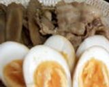 ゆで卵と豚肉の照り味噌煮作り方13写真