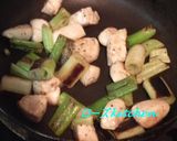 低kcalでも満足♪鶏ササミとネギ丼!作り方3写真