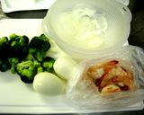 ”えび”と”ぶろっこりー”のポテトサラダ作り方2写真