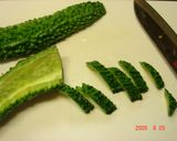 ご飯がすすむ！ゴーヤの佃煮作り方1写真