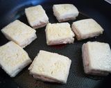 カリカリ挟み肉豆腐の野菜サラダ作り方5写真