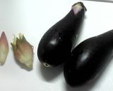 ☆ナスとミョウガの味噌汁☆作り方1写真