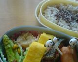お弁当に簡単✿アスパラコーンバター醤油味作り方3写真
