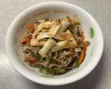 【保育園給食】パリパリ春巻き丼作り方8写真