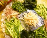しめ鯖と香味野菜のサラダ作り方4写真