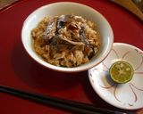 香ばしい☆さんまご飯☆にすだちをかけて♪作り方5写真