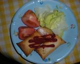 エビとチ－ズの春巻き作り方5写真