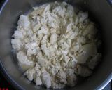 ニラと卵の簡単炒り豆腐作り方2写真