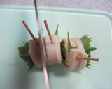 お弁当＆おつまみに✿竹輪で梅オクラ巻き作り方4写真
