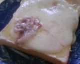 カチョカヴァロとハムのアメリカンサンド作り方2写真