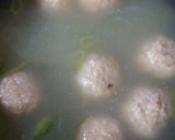 ヨウサマの減塩鶏三和つくね春雨スープ作り方3写真