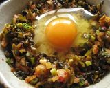 かんたん　高菜の生たまごかけ朝ごはん！作り方3写真