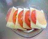 ＮＥＷ　☆生ハム＆チーズ＆トマト ☆作り方2写真