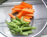 ❤いんげん・にんじんのチーズin肉巻き❤作り方1写真