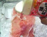 ❤いんげん・にんじんのチーズin肉巻き❤作り方5写真