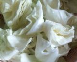 ＋簡単キャベツの塩昆布和え＋作り方1写真