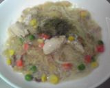 簡単！！春雨で低カロリークリームパスタ♪作り方5写真