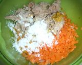 豆腐とツナ缶のすくい揚げ作り方3写真