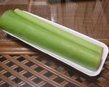 はすいも(ずいき)のベーコン炒め作り方1写真
